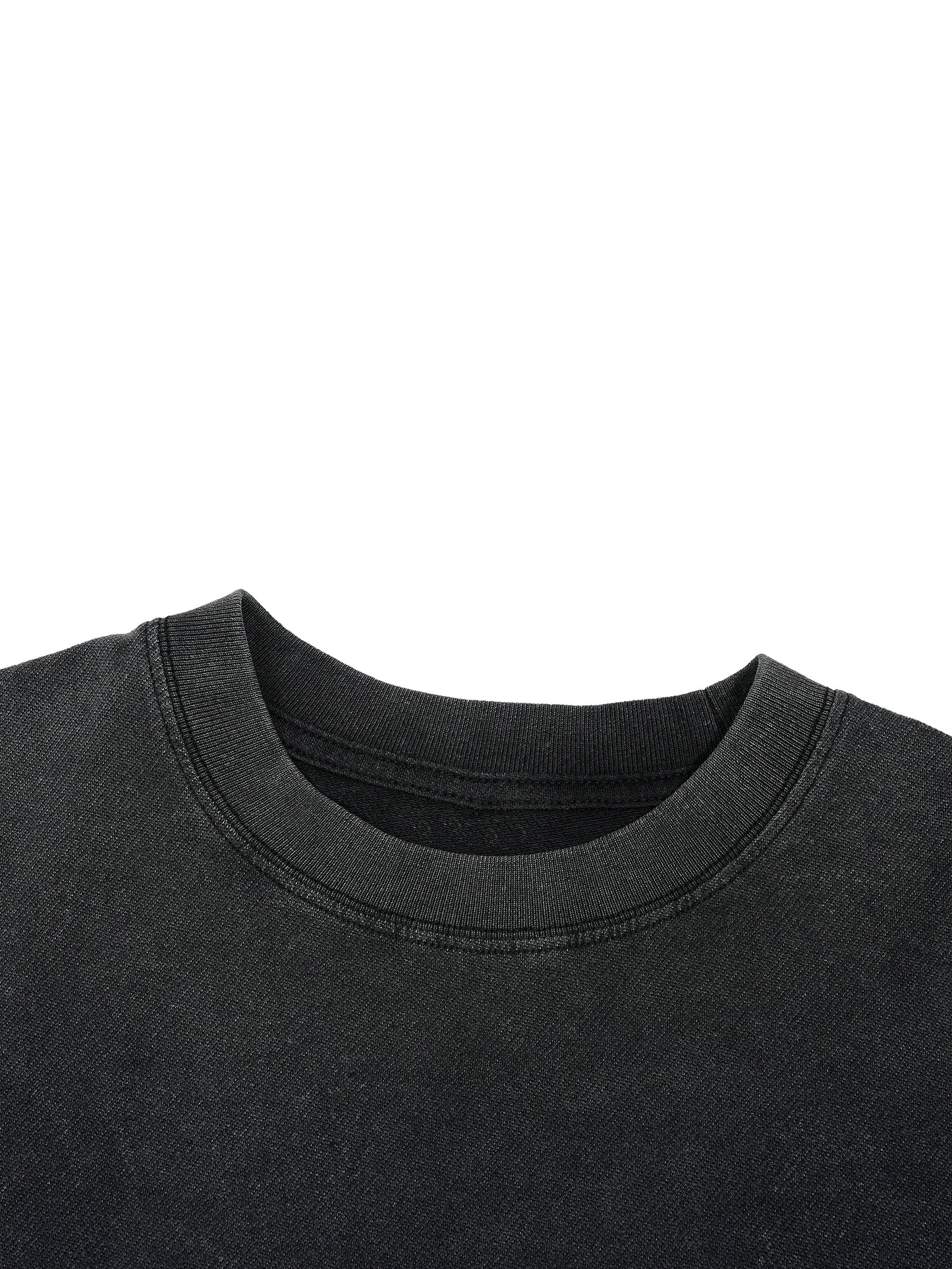 Mystic Signal - Vintage Wash Boxy Distressed Hem T-Shirt (NEW)