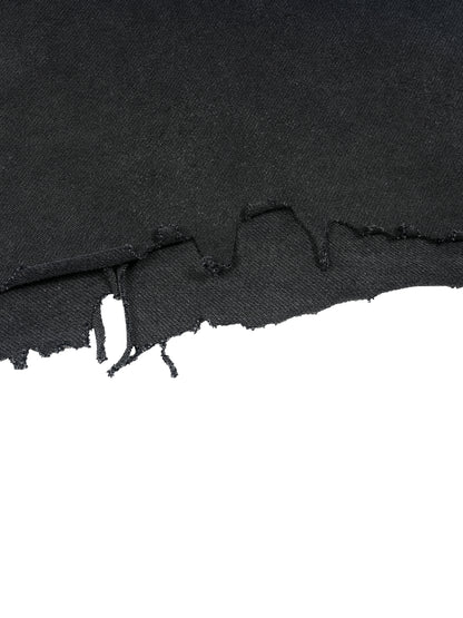 Mystic Signal - Vintage Wash Boxy Distressed Hem T-Shirt (NEW)