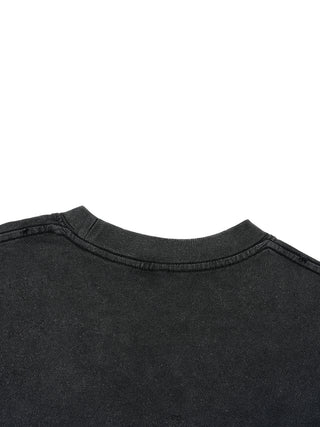 Mystic Signal - Vintage Wash Boxy Distressed Hem T-Shirt (NEW)