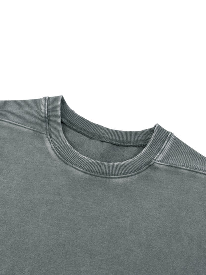DMT.exe - Unisex Mineral Wash Boxy Raw Edge Ultra-heavyweight T-Shirt