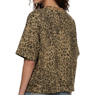 PH - Relaxed Fit Leopard Print Boxy T-Shirt (NEW)