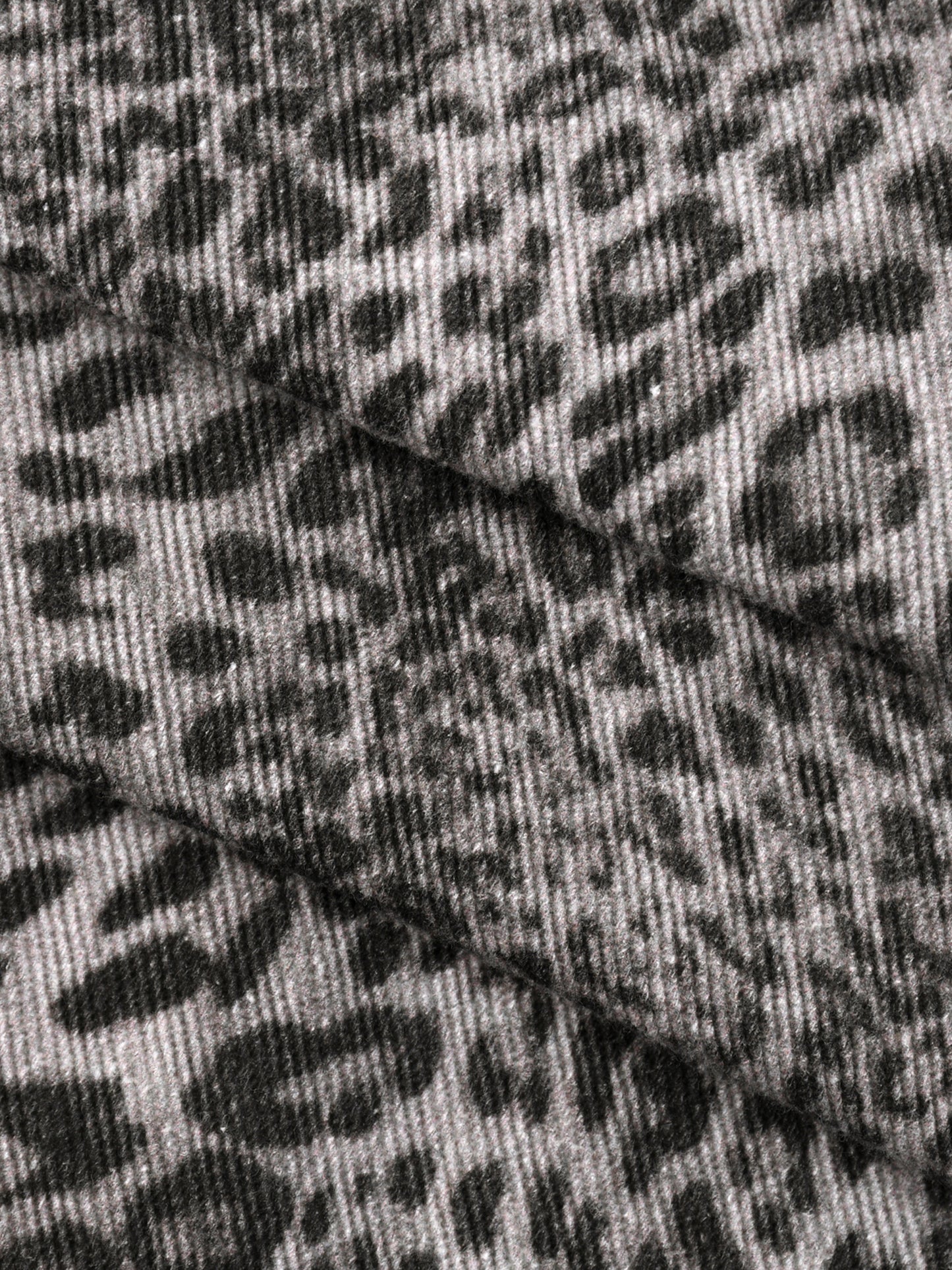 Existential - Unisex Vintage Wash Leopard Wide Leg Jeans