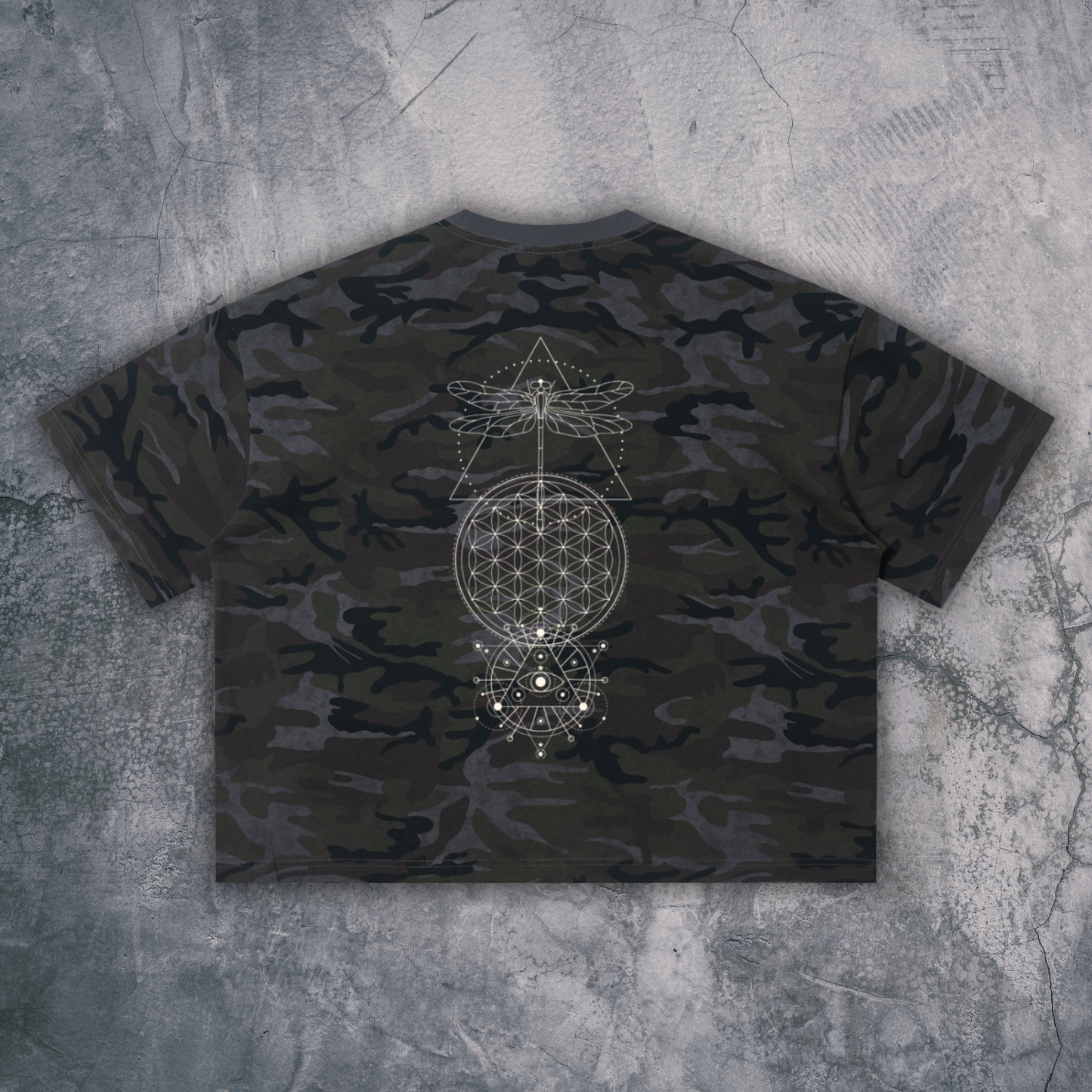 Mystic Signal - Unisex Camo Boxy T-Shirt (NEW)