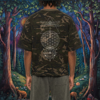 Mystic Signal - Unisex Camo Boxy T-Shirt (NEW)