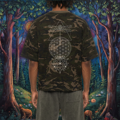 Mystic Signal - Unisex Camo Boxy T-Shirt (NEW)