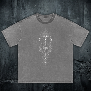 Mystic Myco - Fluffy Vintage Washed T-Shirt - 250 GSM