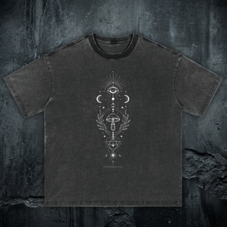 Mystic Myco - Fluffy Vintage Washed T-Shirt - 250 GSM