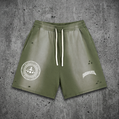 Meditative - Sun Fade Distressed Shorts (NEW)