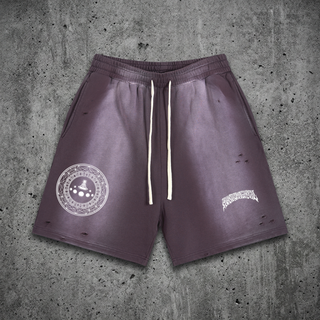 Meditative - Sun Fade Distressed Shorts (NEW)