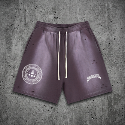 Meditative - Sun Fade Distressed Shorts (NEW)