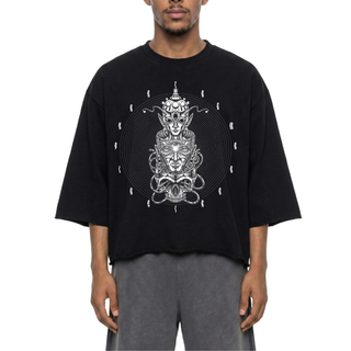 Paradigm - Mineral Wash Raw-Hem Sweater Tee