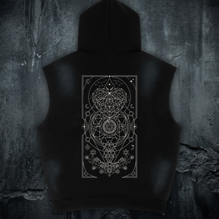 Mystic Myco - Unisex Vintage Wash Sun Fade Sleeveless Hoodie