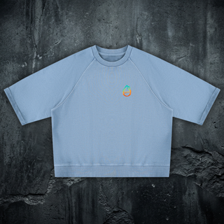 Metamorphosis - Vintage Wash Boxy Short-Sleeve Sweatshirt
