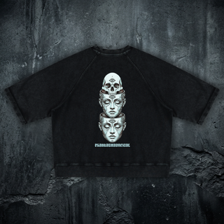 Metamorphosis - Vintage Wash Boxy Short-Sleeve Sweatshirt