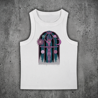 Dissolution of Ego - Femme Snow Washed Tank Top