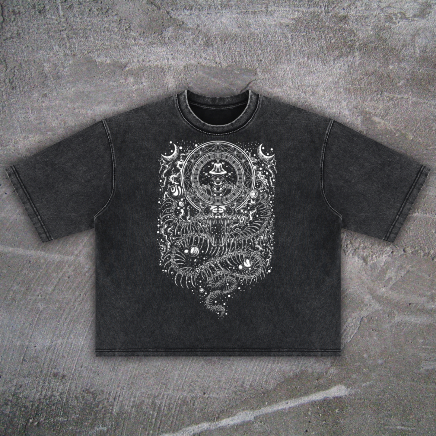DMT.Exe - Unisex Ultra Heavyweight Mineral Wash Boxy T-Shirt