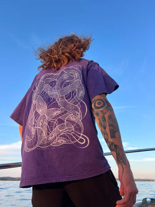 Embrace The Chaos - Vintage Washed Oversized Cotton T-Shirt (Patakota Collab)