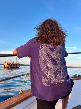 Embrace The Chaos - Vintage Washed Oversized Cotton T-Shirt (Patakota Collab)