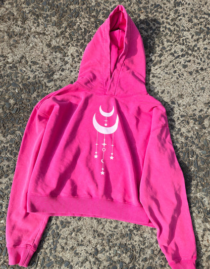 Dreamstate - Women's Vintage Washed Heavyweight Hoodie - detail shot