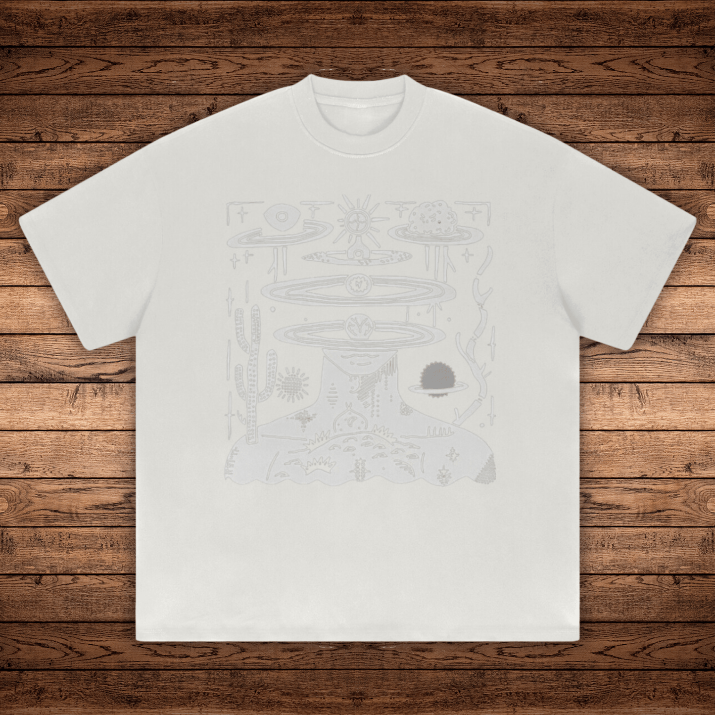 Spaced Out - Absurdly Heavyweight Relaxed Fit T-shirt - Phantasmagorical