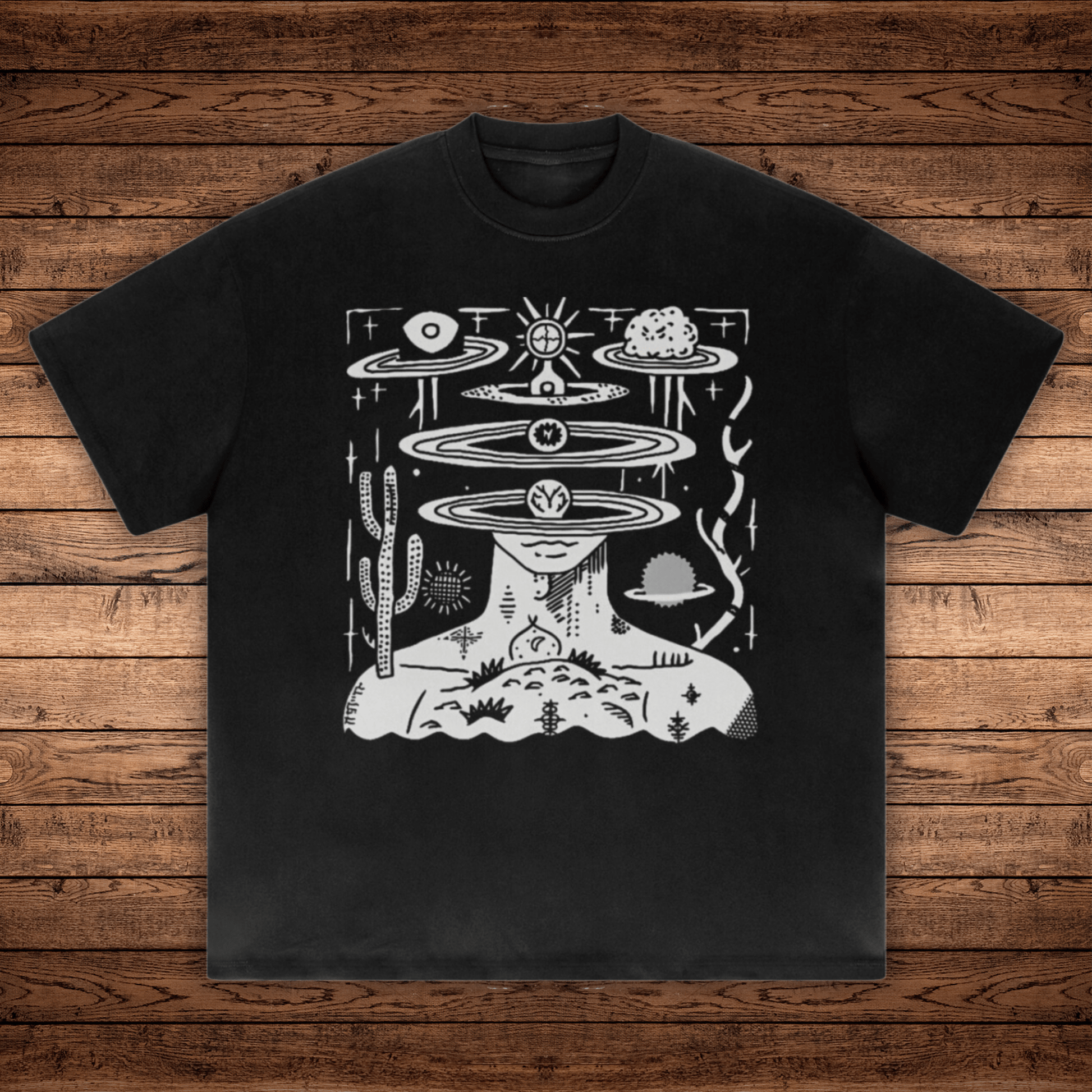 Spaced Out - Absurdly Heavyweight Relaxed Fit T-shirt - Phantasmagorical