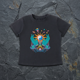 Yin / Yang - Women's Vintage Wash Slim Fit T-shirt (NEW)